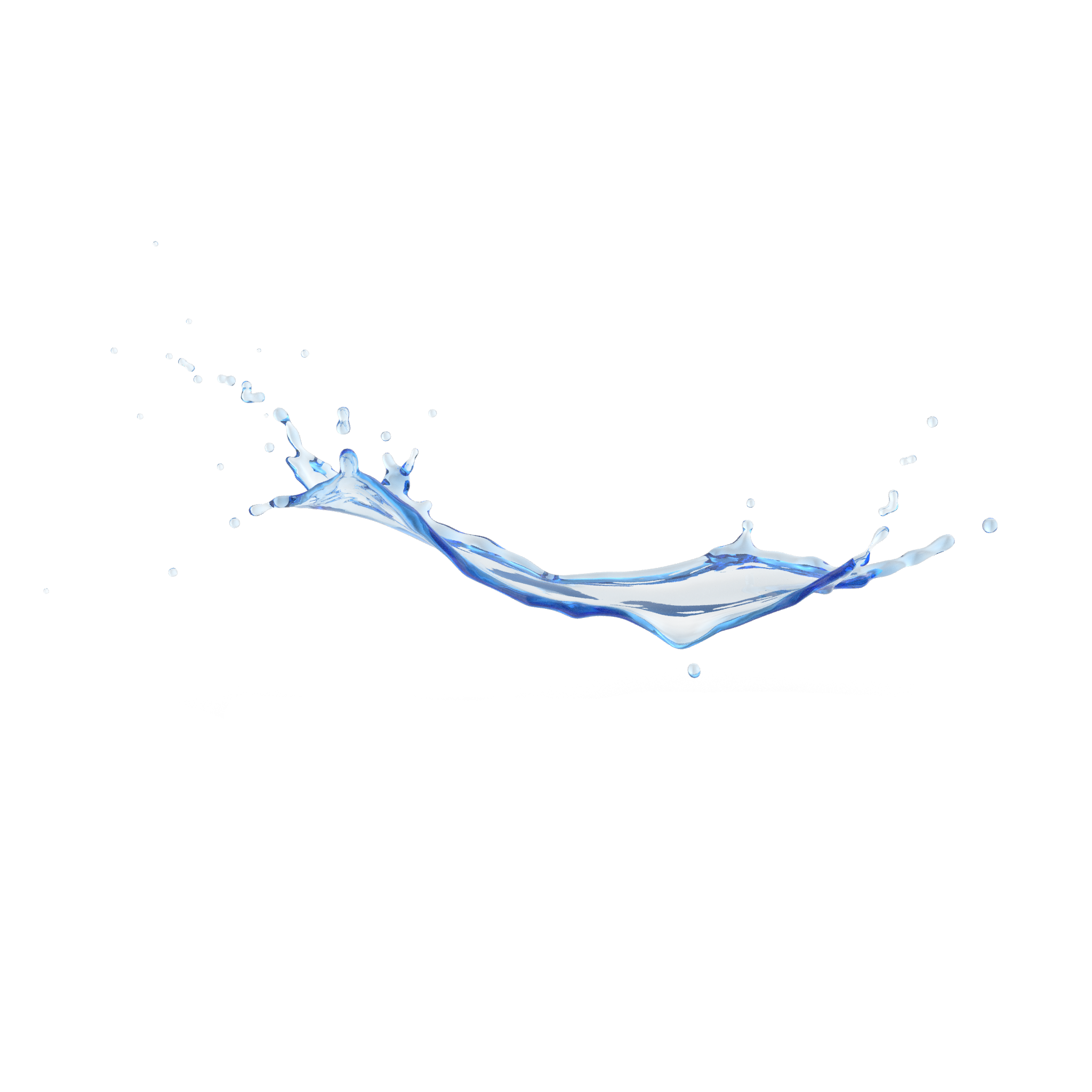 Blue Water Splash NULL